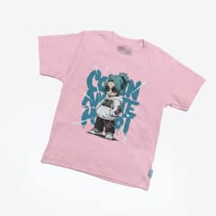 Kaos Anak Anime - warna Pink